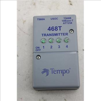 Tempo 468 - Modular Cable Tester And Tone Generator Plus Case