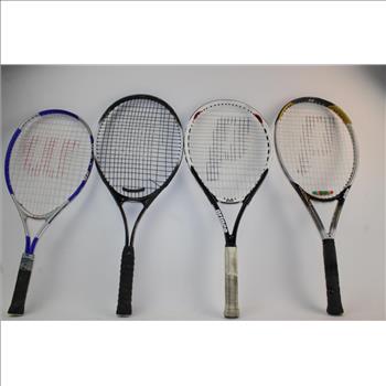Tennis Racket Lot 4 Items