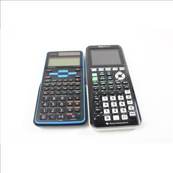 Texas Instrument And Sharp Calculator, 2 Pieces