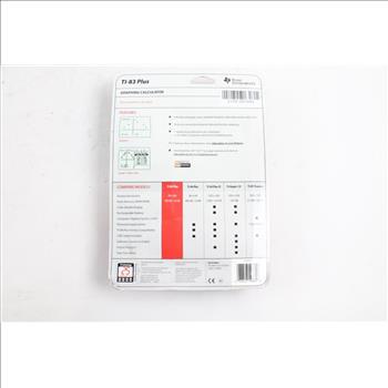 Texas Instrument Calculator, Batteries Included