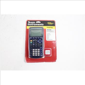 Texas Instrument Calculator, Batteries Included