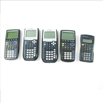 Texas Instrument Calculators, 5 Items