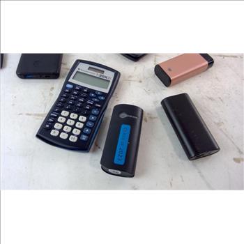 Texas Instrument Calculators And More 10 Pieces