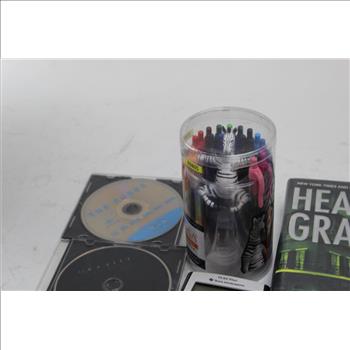 Texas Instrument Ti-84 Plus , Dvds, Books, Pens: 5+ Items