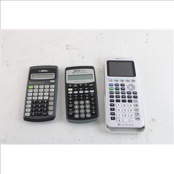 Texas Instruments Calculators, 3 Pieces