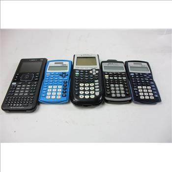 Texas Instruments, Casio And Other Calculators, 8 Pieces