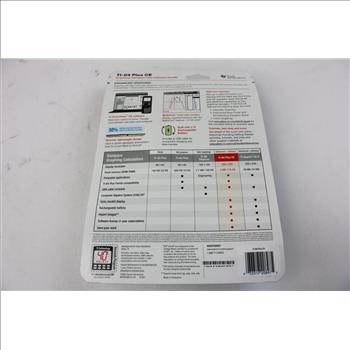Texas Instruments Enhanced Graphing Calculator
