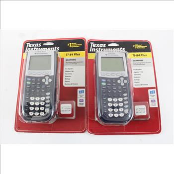 Texas Instruments TI-84 Plus Calculators, 2 Pieces