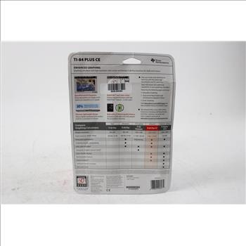 Texas Instruments Ti-84 Plus CE Calculator