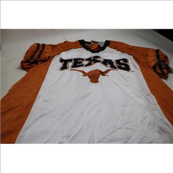 Texas Longhorns Jersey, Russell Athletic Gray Hoodie, Medium, 2 Pieces