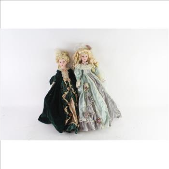 The Anastasia Collection Antique Dolls, 2 Pieces