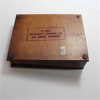 The Bombay Company Mahogany Box