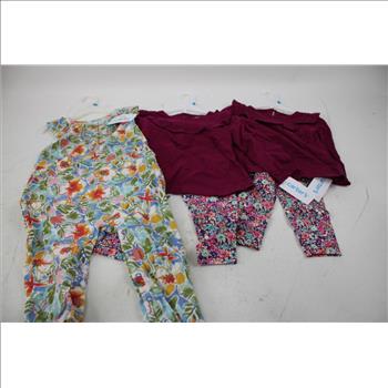 The Children's Place & Carters Baby Girls Clothing 10 Pieces