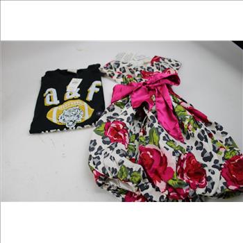 The Children's Place Flroal Dress Size 5, Boys' Medium T-Shirt, Socks, 6 Pieces