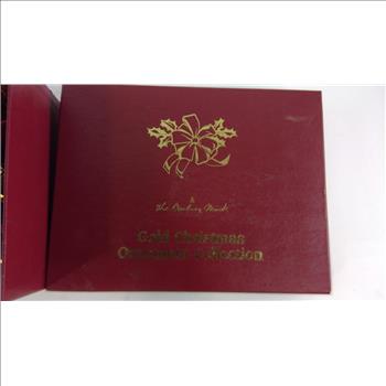 The Danbury Mint Gold Christmas Ornament Collection