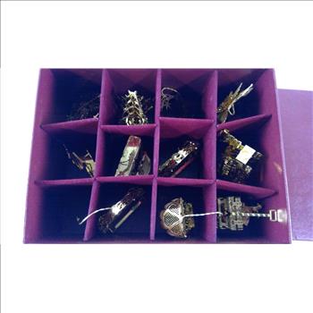 The Danbury Mint Gold Christmas Ornament Collection