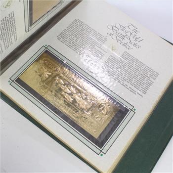 The First Gold Bank Notes Of Belize-36 Gold Foil Bank Notes