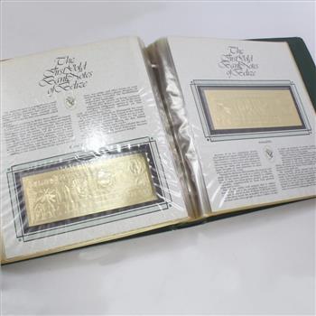 The First Gold Bank Notes Of Belize-36 Gold Foil Bank Notes