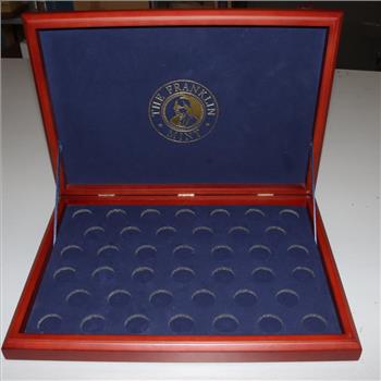 The Franklin Mint Complete Presidential Coin Collection Box