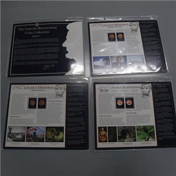 The Lincoln Bicentennial Coin Collection, 6 US Pennies