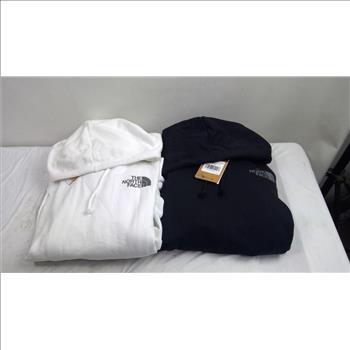 The North Face Black, White Hoodies, Size XL, 2 Pieces