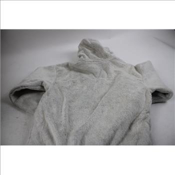 The North Face Girls' Osito Full-Zip Hoodie, White Dune, Size Medium (10)