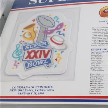 The Official NFL Super Bowl Patch Collection
