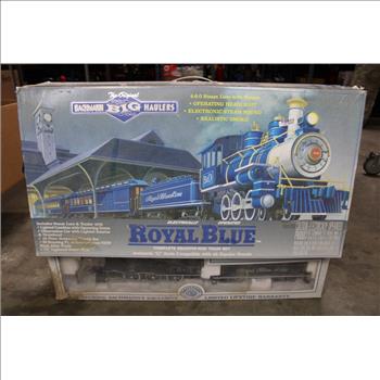 The Original Bachmann Big Haulers Royal Blue Complete Ready-To-Run Train Set