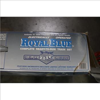 The Original Bachmann Big Haulers Royal Blue Complete Ready-To-Run Train Set