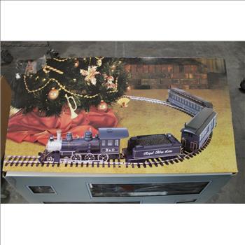 The Original Bachmann Big Haulers Royal Blue Complete Ready-To-Run Train Set