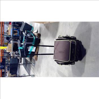 The Paper Studio Rolling Suitcase With Desk Lamp And More.