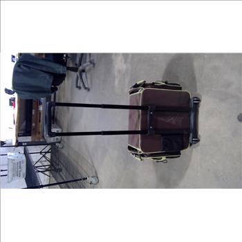 The Paper Studio Rolling Suitcase With Desk Lamp And More.