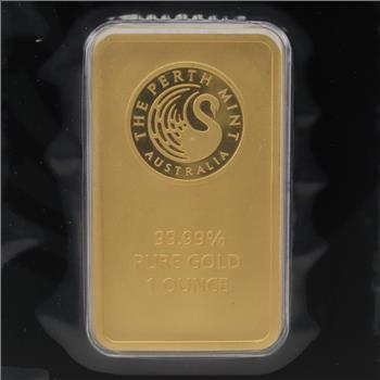 The Perth Mint Australia Pure Gold 1 Troy Oz Bar