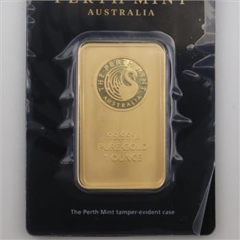 The Perth Mint Australia Pure Gold 1oz Bar