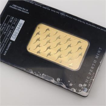 The Perth Mint Australia Pure Gold 1oz Bar