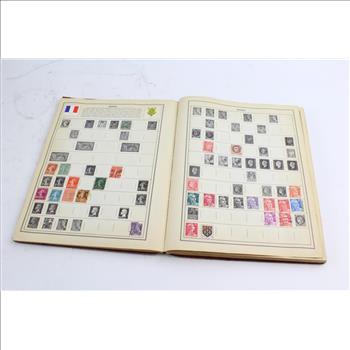 The Traveler Album Postage Stamps Of The World, Book With Stamps