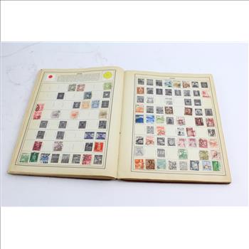 The Traveler Album Postage Stamps Of The World, Book With Stamps