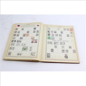 The Traveler Album Postage Stamps Of The World, Book With Stamps