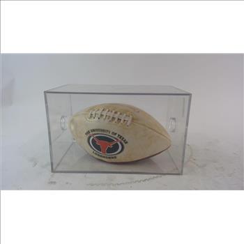 The University Of Texas Long Horns Signed Football