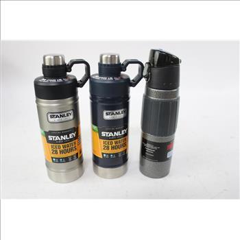 Thermos And Stanley Vacuum Insulated Hydration Bottles, 3 Pieces