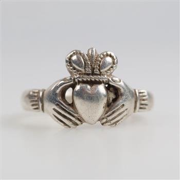 Thomas Dillon Sterling Silver Claddagh Ring