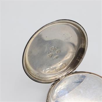 Thomas Russell + Sons Sterling Silver Pocket Watch