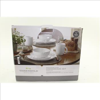 Threshold Porcelain Dinner Service Set