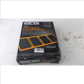Thunderbolt Solar 18w Foldable Solar Panel