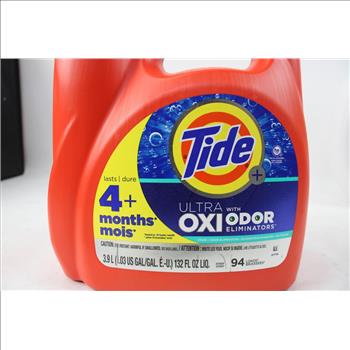 Tide 3.9L UltraOxi Detergent, And Tide Coldwater Clean Pods 89 Oz, 2 Pieces