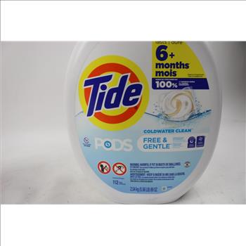 Tide 3.9L UltraOxi Detergent, And Tide Coldwater Clean Pods 89 Oz, 2 Pieces