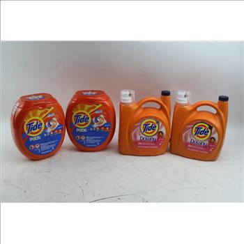 Tide+ Downy And Tide 3 In 1 Pods Detergent: 4 Items