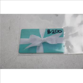 Tiffany And Co $200 Gift Card