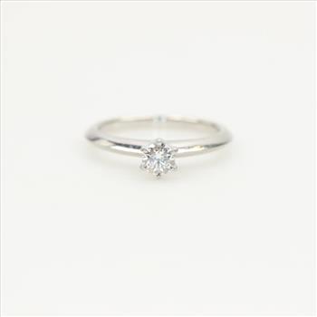 Tiffany And Co. Platinum Diamond Ring