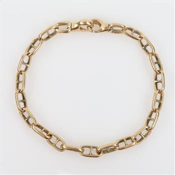 Tiffany & Co 14kt Gold Watch Chain -Evaluated By Our Certified Gemologist - AGS / GIA